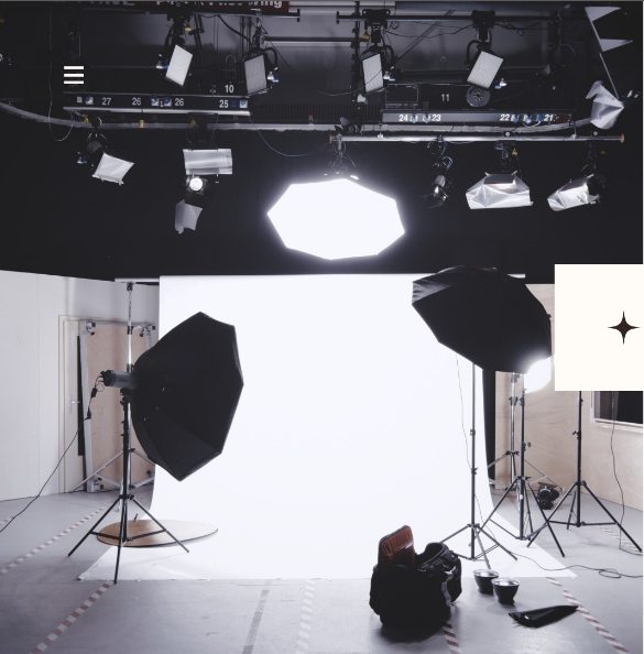 Indoor photography studio set-up at Content Studio Crew as one of the top photography studios in Rawalpindi and Islamabad