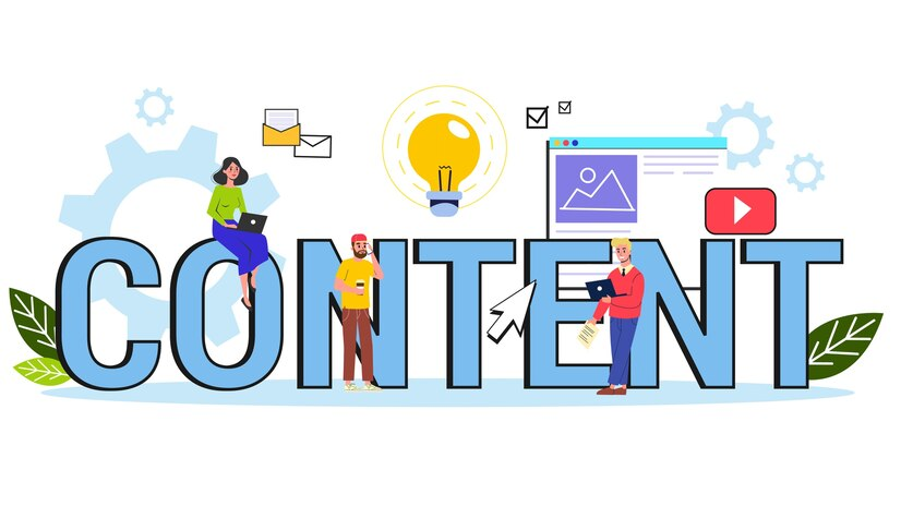 Content marketing in digital marketing.